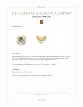 3.81 Ct. Citrine from Brazil Appraisal