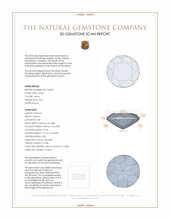 2.56 Ct. Citrine from Brazil 3 D Scan Report