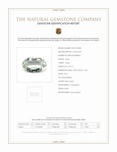 201.67 Ct. Bluish Green Topaz from Brazil Scan Report