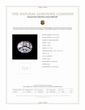 15.34 Ct. White Topaz from Brazil Scan Report