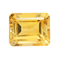 3.90 Ct.Tw. Emerald Cut Citrine
