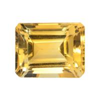 3.84 Ct.Tw. Emerald Cut Citrine