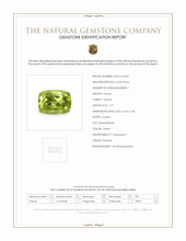 1.77 Ct. Peridot from Pakistan Scan Report