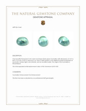 4.42 Ct. Cabochon Tourmaline from Mozambique Appraisal