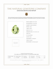 2.66 Ct. Peridot from Tanzania Scan Report