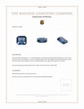 1.12 Ct. Spinel from Tanzania Appraisal