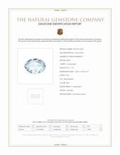 11.91 Ct. Aquamarine from Tanzania Scan Report