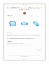 8.05 Ct. Aquamarine from Tanzania Appraisal
