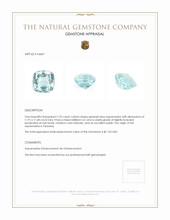 7.22 Ct. Aquamarine from Tanzania Appraisal