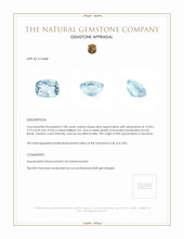 7.08 Ct. Aquamarine from Tanzania Appraisal