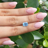 1.73 Ct. Aquamarine from Tanzania Life Style