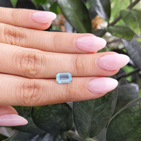 1.43 Ct. Aquamarine from Tanzania Life Style