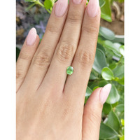 1.21 Ct. Tsavorite Garnet from Tanzania Life Style