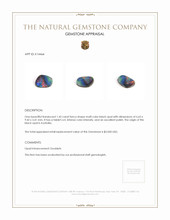 1.45 Ct. Black Opal from Australia Appraisal