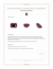1.89 Ct. Malaya Garnet from Madagascar Appraisal