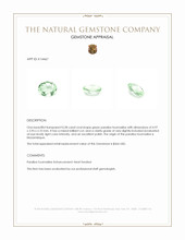 0.28 Ct. Paraiba Tourmaline from Mozambique Appraisal