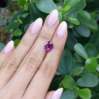 3.66 Ct. Garnet from Madagascar Life Style