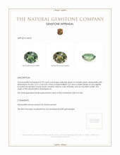 0.99 Ct. Alexandrite from Madagascar Appraisal
