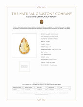 2.60 Ct. Citrine from Ceylon (Sri Lanka) Scan Report