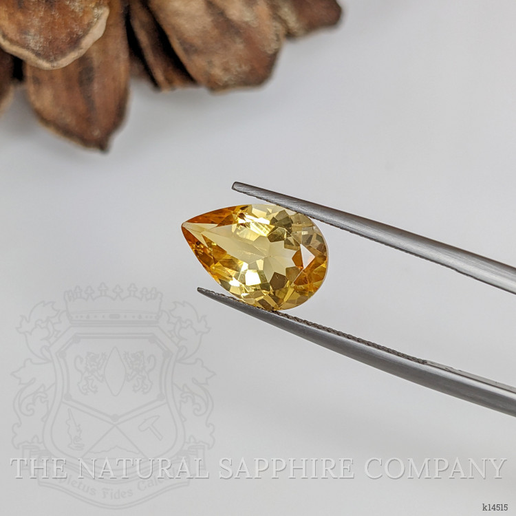 3.12 Ct. Citrine from Ceylon (Sri Lanka)
