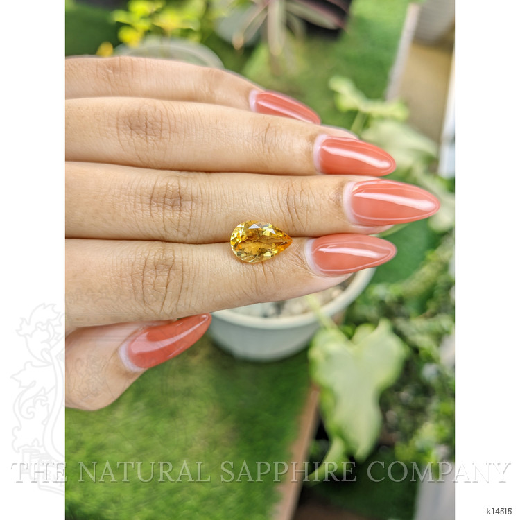 3.12 Ct. Citrine from Ceylon (Sri Lanka)