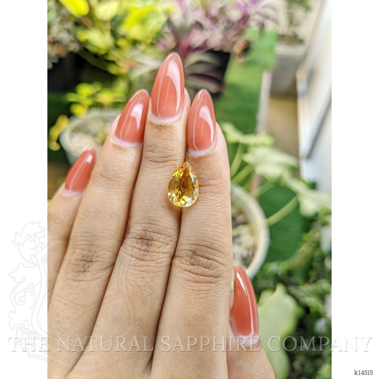 3.12 Ct. Citrine from Ceylon (Sri Lanka)
