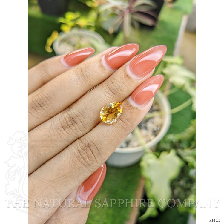 3.12 Ct. Citrine from Ceylon (Sri Lanka)