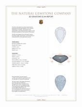 3.22 Ct. Citrine from Brazil 3 D Scan Report