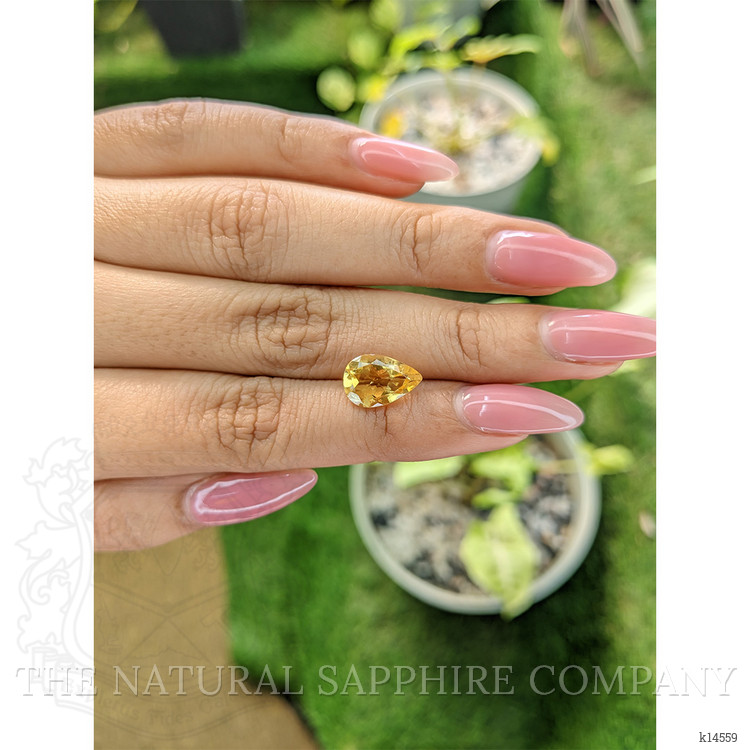 2.45 Ct. Citrine from Ceylon (Sri Lanka)