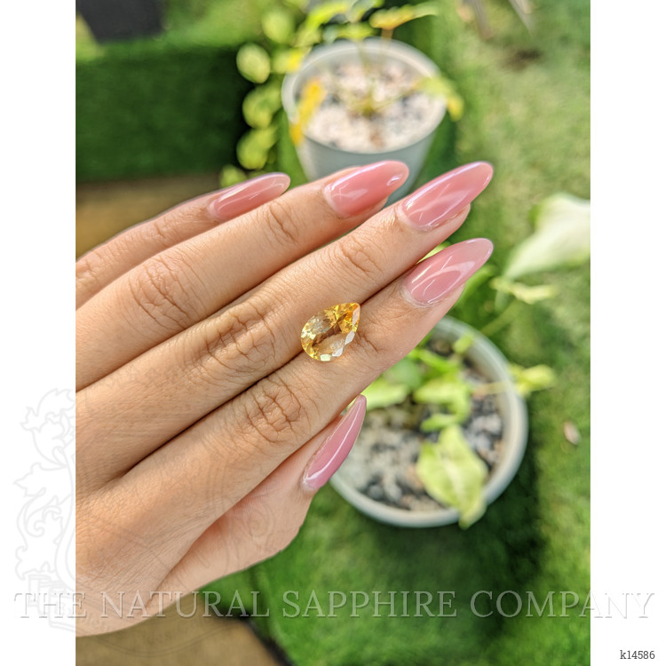 3.45 Ct. Citrine from Ceylon (Sri Lanka)