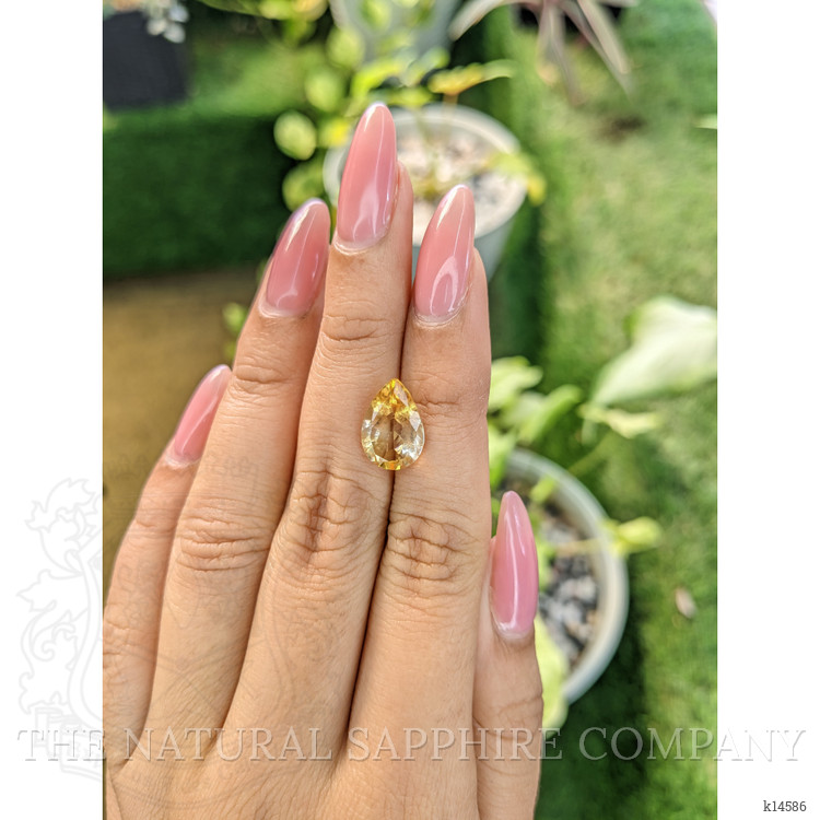 3.45 Ct. Citrine from Ceylon (Sri Lanka)