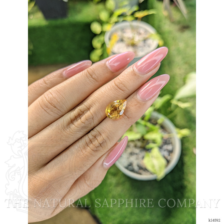 3.50 Ct. Citrine from Ceylon (Sri Lanka)