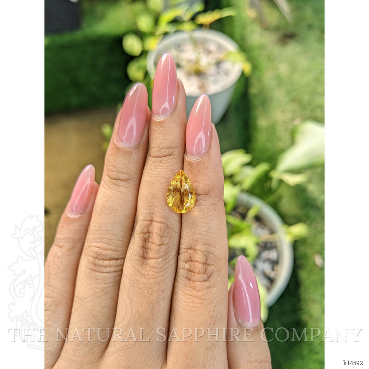 3.50 Ct. Citrine from Ceylon (Sri Lanka)