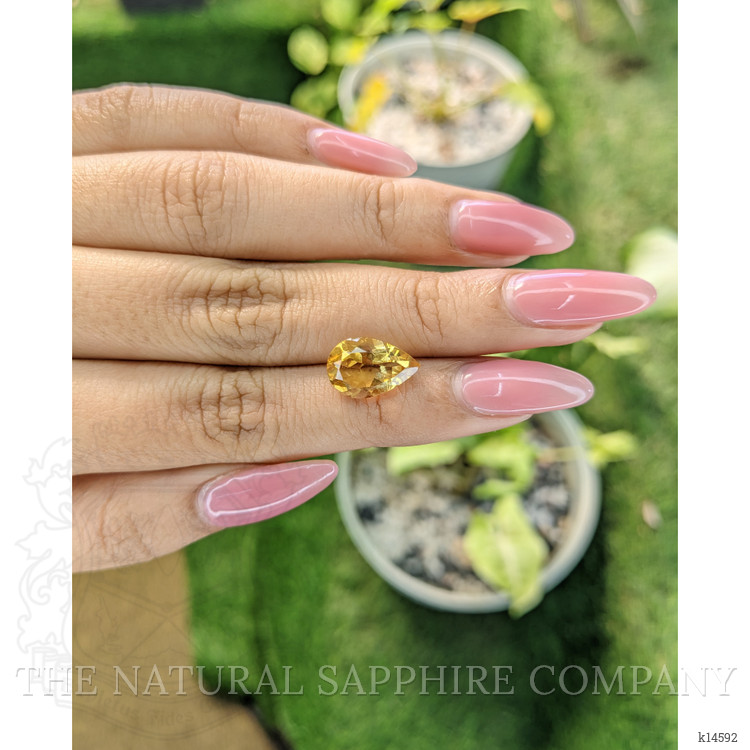 3.50 Ct. Citrine from Ceylon (Sri Lanka)