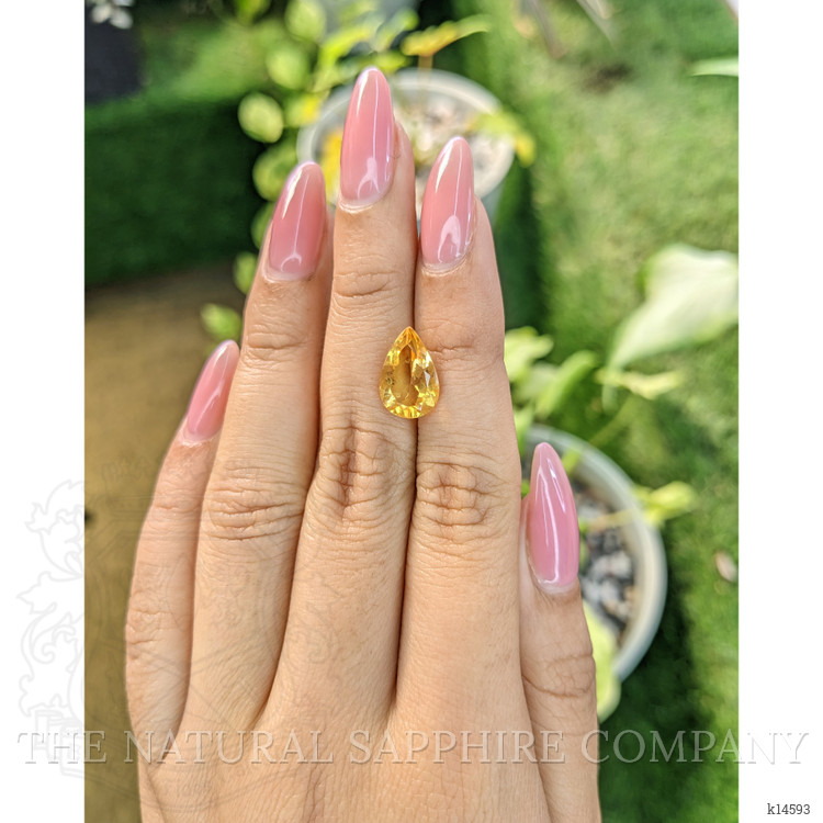 3.33 Ct. Citrine from Ceylon (Sri Lanka)