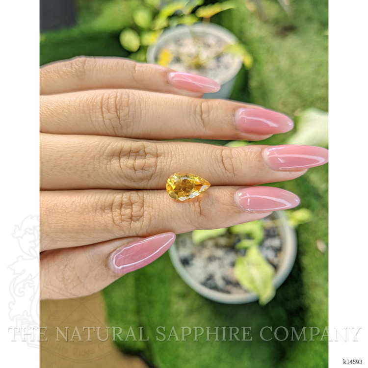 3.33 Ct. Citrine from Ceylon (Sri Lanka)