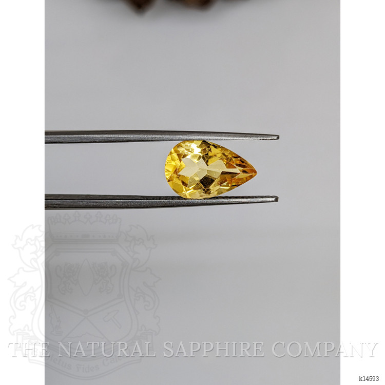 3.33 Ct. Citrine from Ceylon (Sri Lanka)