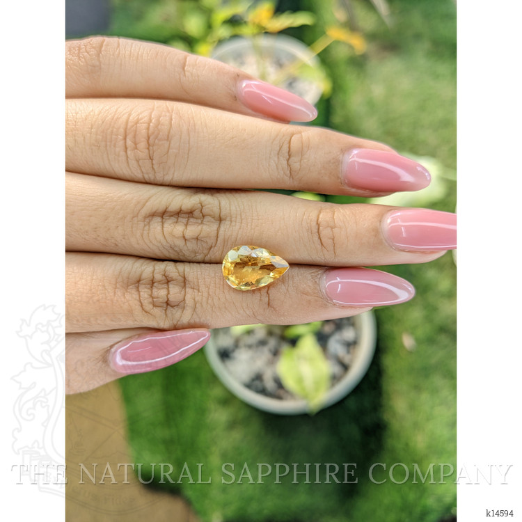 2.94 Ct. Citrine from Ceylon (Sri Lanka)