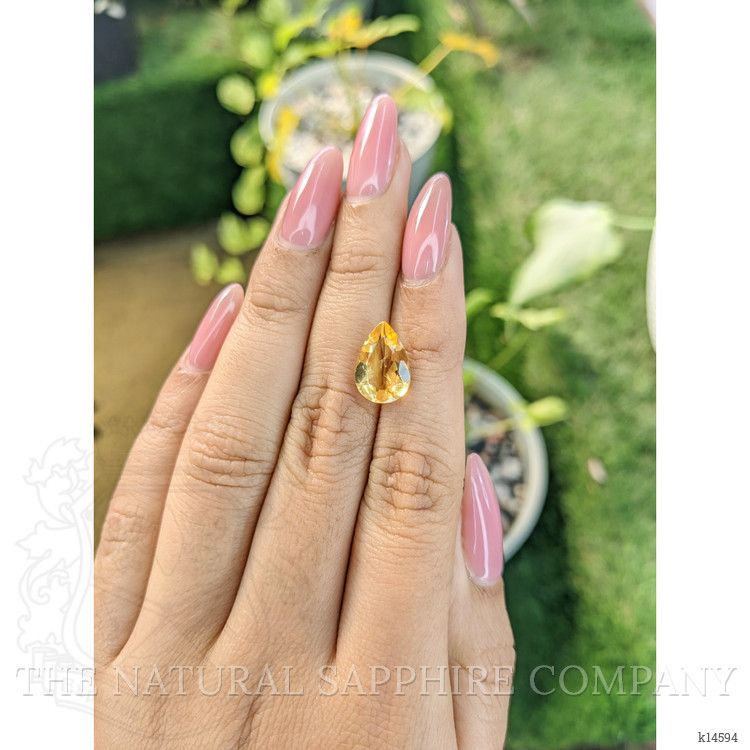2.94 Ct. Citrine from Ceylon (Sri Lanka)