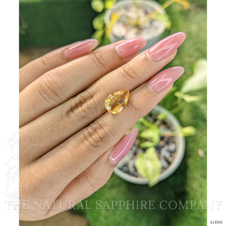 3.05 Ct. Citrine from Ceylon (Sri Lanka)