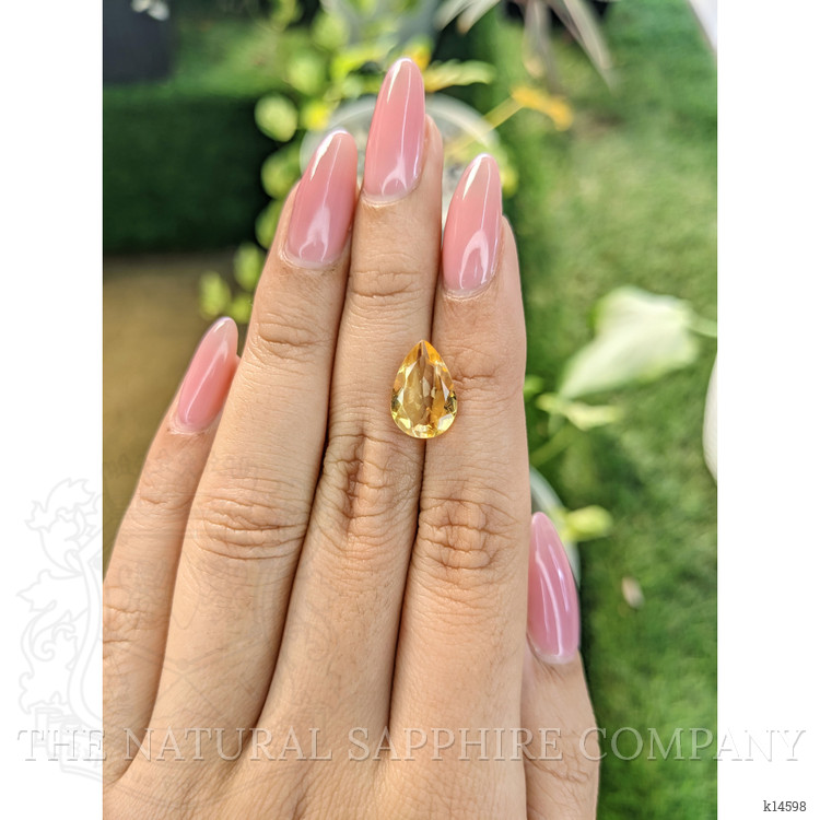 3.05 Ct. Citrine from Ceylon (Sri Lanka)