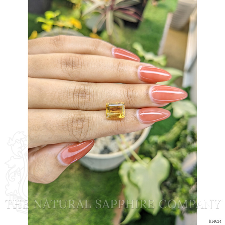 3.74 Ct. Citrine from Ceylon (Sri Lanka)