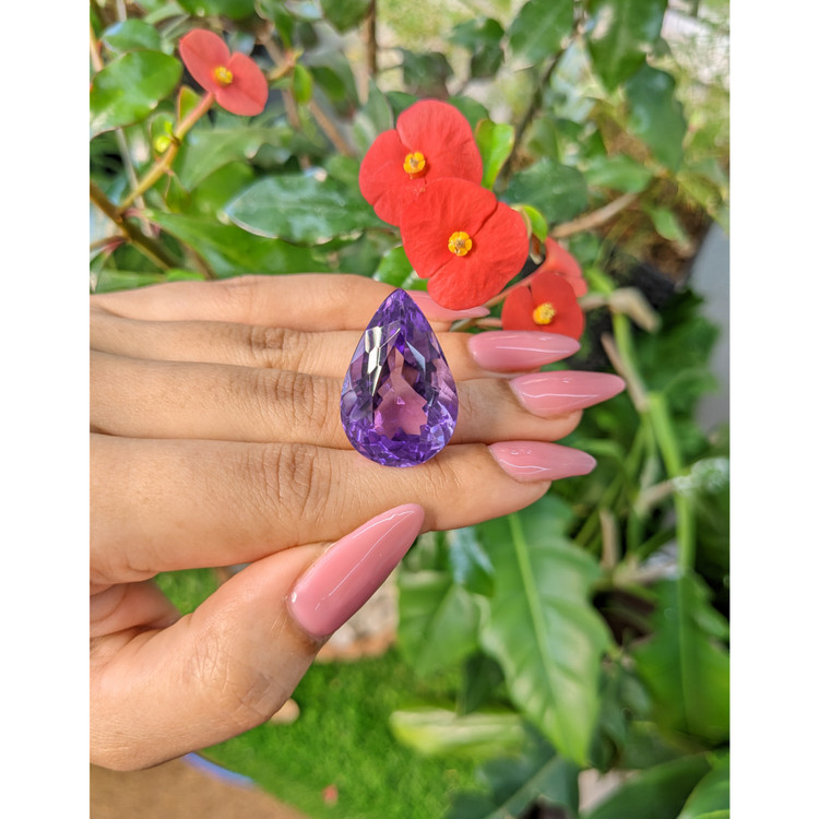 31.37 Ct. Amethyst from Brazil