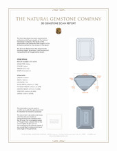 3.22 Ct. Citrine from Brazil 3 D Scan Report