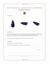 3.22 Ct. Amethyst from Brazil Appraisal