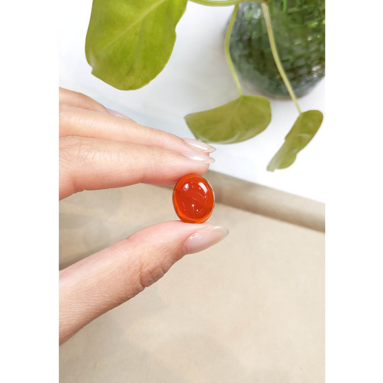 9.06 Ct. Cabochon Fire Opal from Mexico