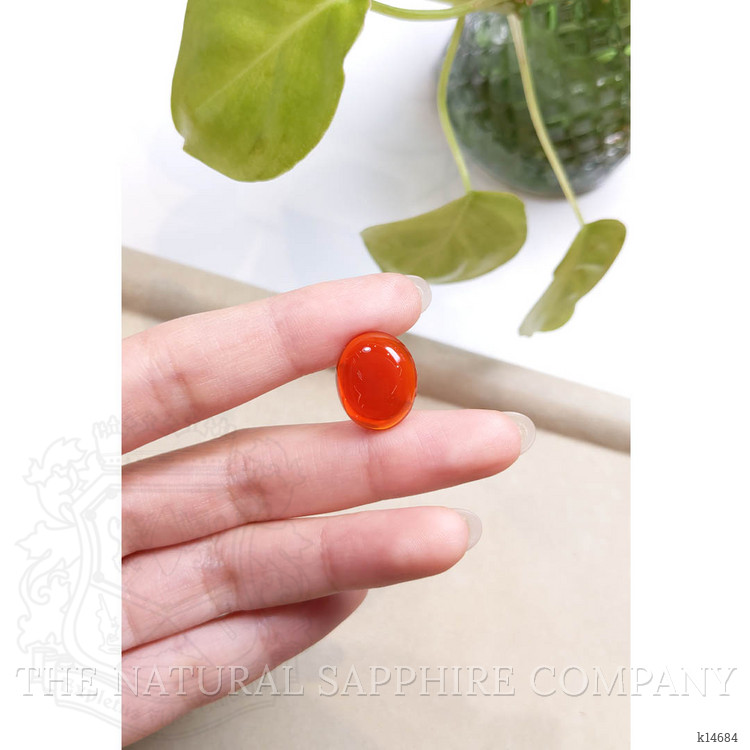 9.06 Ct. Cabochon Fire Opal from Mexico