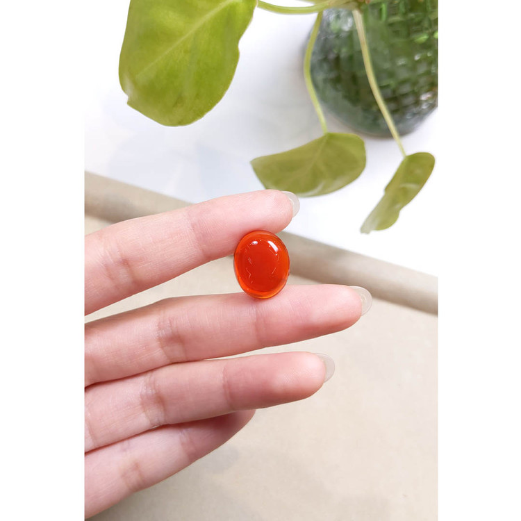 9.06 Ct. Cabochon Fire Opal from Mexico