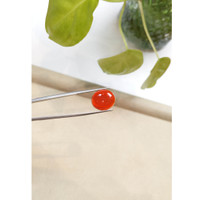6.38 Ct. Cabochon Fire Opal from Mexico Life Style