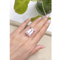 26.17 Ct. Morganite from Brazil Life Style